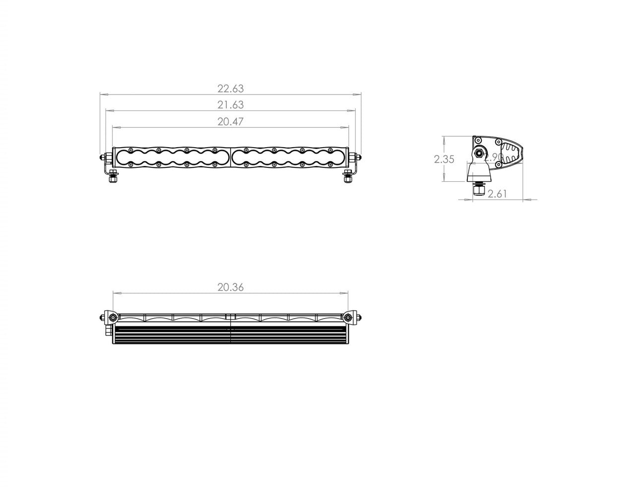 Baja Designs | S8 Straight LED Light Bar (Driving Combo Light Pattern) - Universal