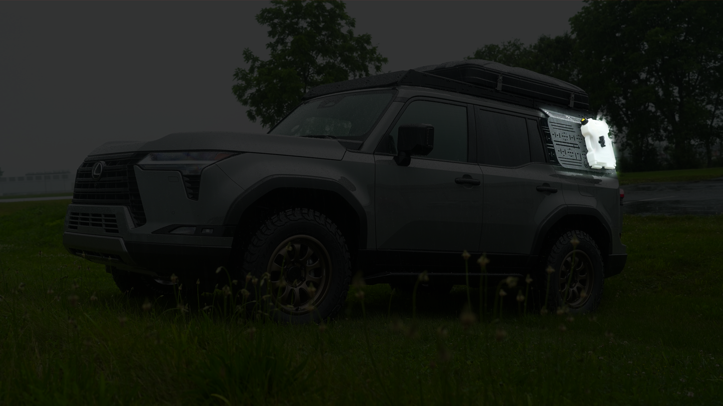 Prinsu | GX 550 Window Accessory Panel (Mounts to Roof Rack)