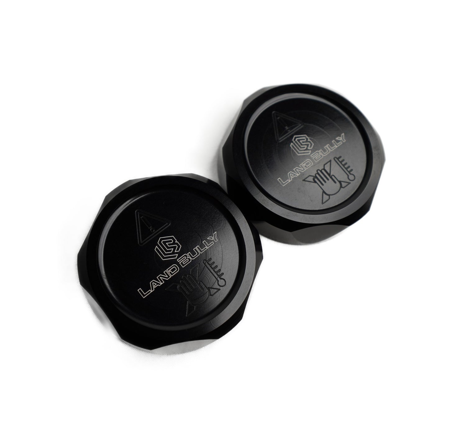 Land Bully | Coolant/Heat Exchanger Cap Covers (Set of 2)