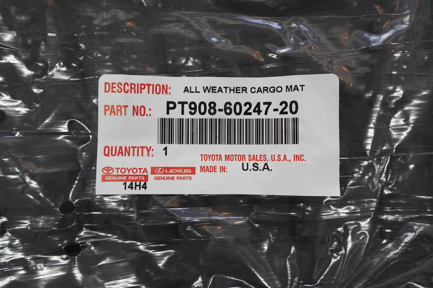 Genuine Lexus | All Weather Cargo (Overtrail Trunk) Mat