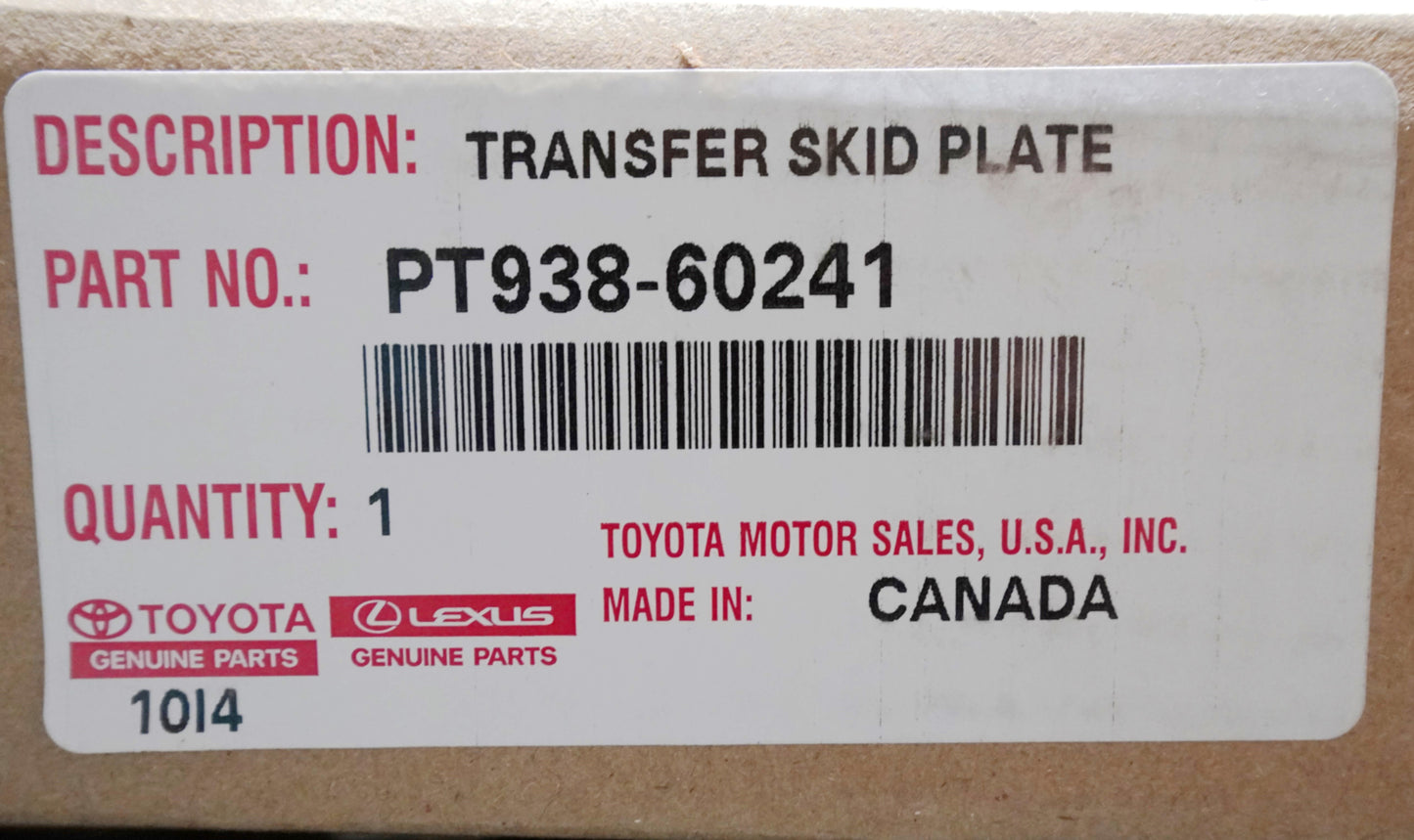 Genuine Lexus | Middle Skid Plate
