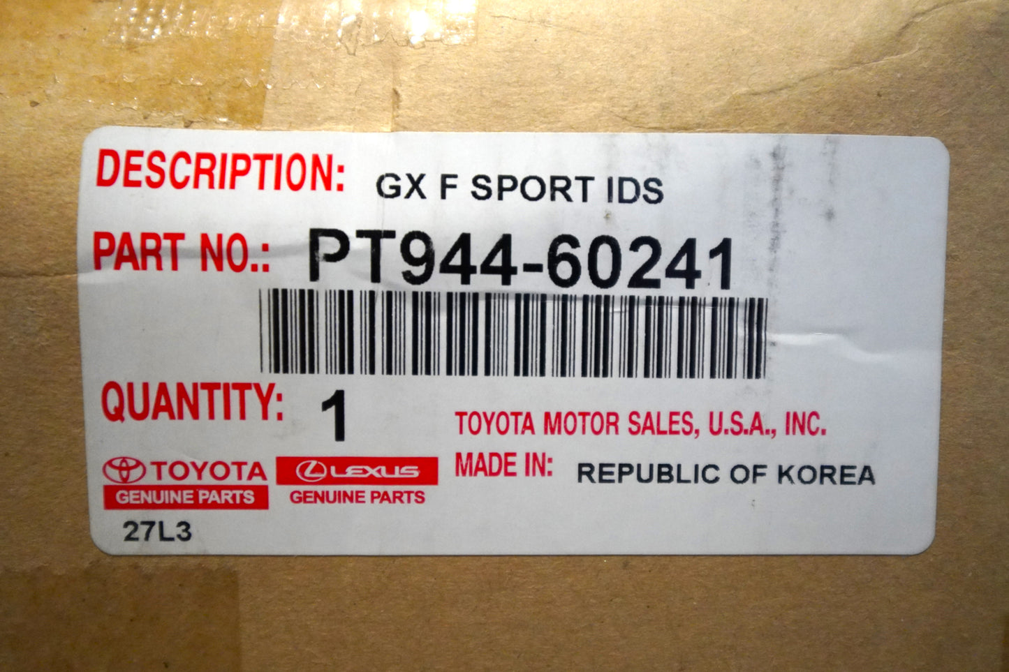 Genuine Lexus | Illuminated Door Sill (Set of 4)