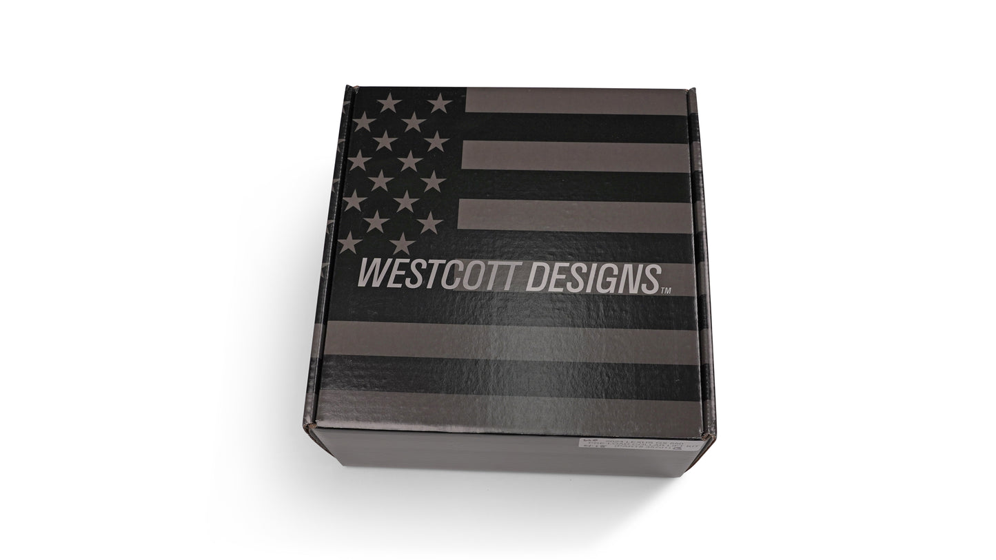 Westcott | Preloaded Lift Collar Kit for 2024+ Lexus GX 550 and Toyota Land Cruiser (Anodized BLACK)