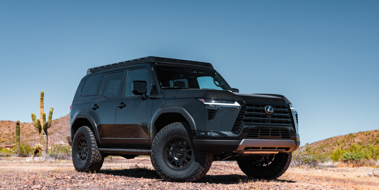 Westcott | Preloaded Lift Collar Kit for 2024+ Lexus GX 550 and Toyota Land Cruiser (Anodized BLACK)