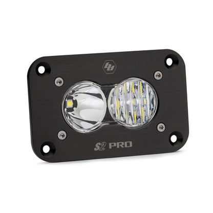 Baja Designs | S2 Pro Black (FLUSH MOUNT) LED Auxiliary Light Pod (Single) - Universal