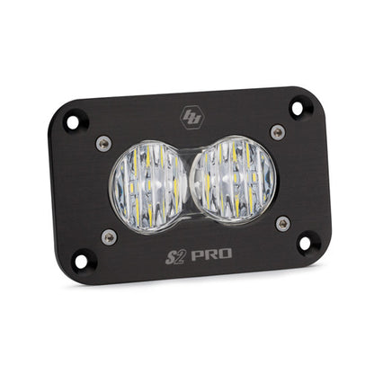 Baja Designs | S2 Pro Black (FLUSH MOUNT) LED Auxiliary Light Pod (Single) - Universal