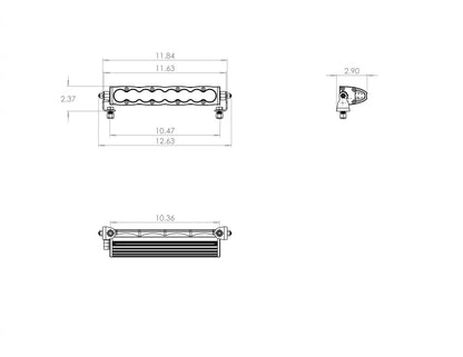 Baja Designs | S8 Straight LED Light Bar (Driving Combo Light Pattern) - Universal