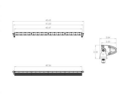 Baja Designs | S8 Straight LED Light Bar (Driving Combo Light Pattern) - Universal