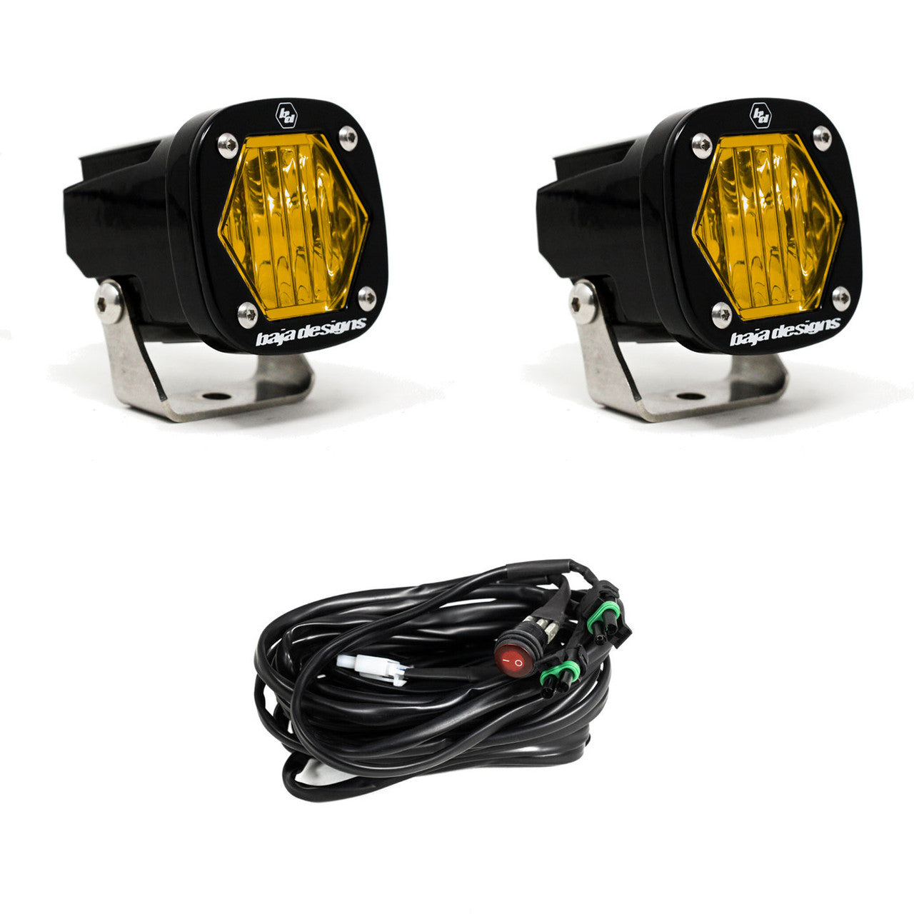 Baja Designs | S1 Black LED Auxiliary Light Pod Pair - Universal