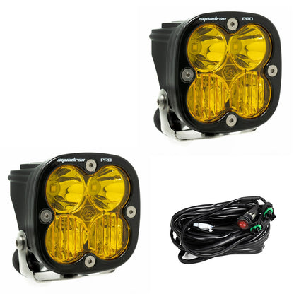 Baja Designs | Squadron Pro Black LED Auxiliary Light Pod Pair - Universal