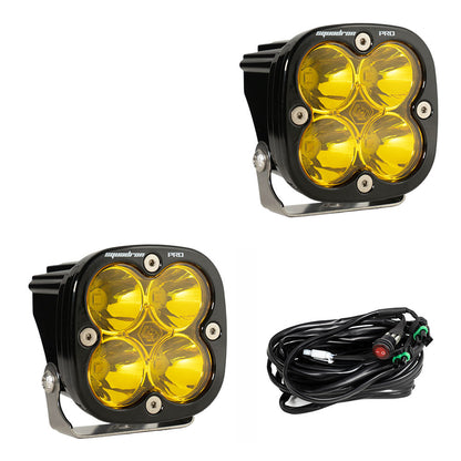Baja Designs | Squadron Pro Black LED Auxiliary Light Pod Pair - Universal
