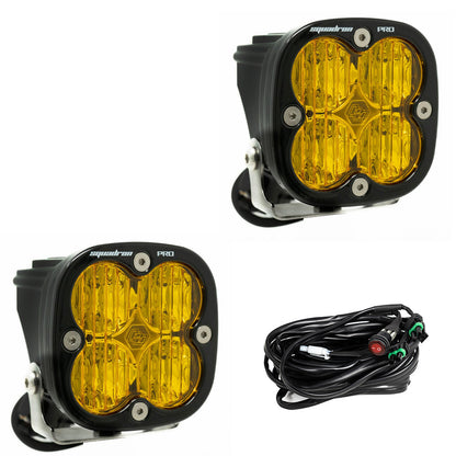 Baja Designs | Squadron Pro Black LED Auxiliary Light Pod Pair - Universal