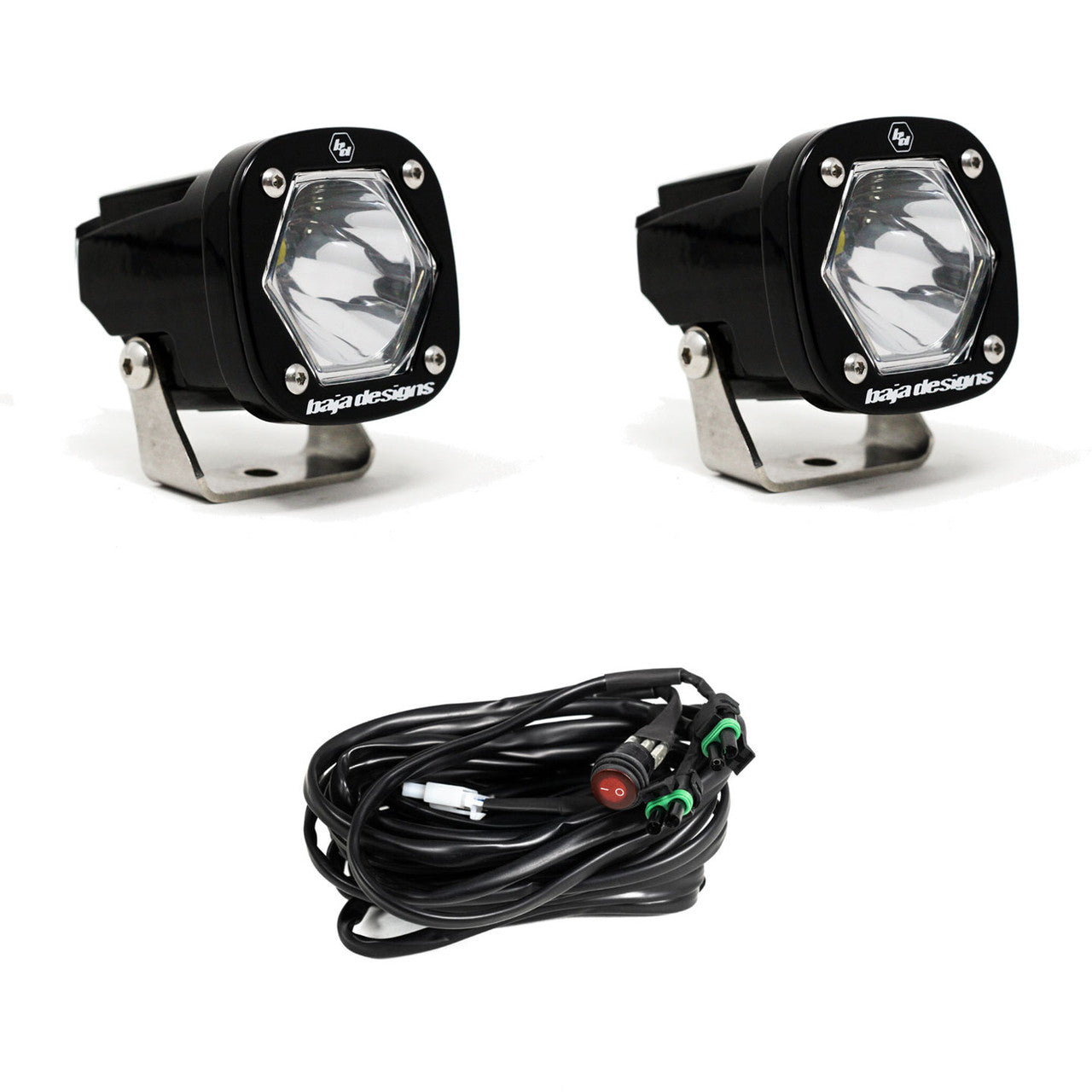 Baja Designs | S1 Black LED Auxiliary Light Pod Pair - Universal