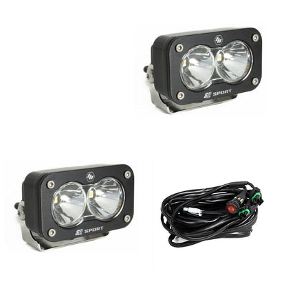 Baja Designs | S2 Sport Black LED Auxiliary Light Pod Pair - Universal