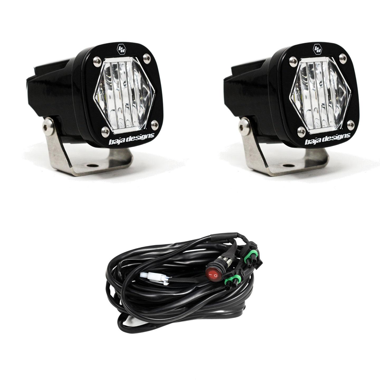 Baja Designs | S1 Black LED Auxiliary Light Pod Pair - Universal