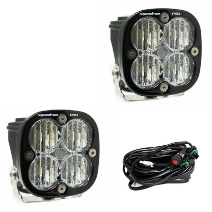 Baja Designs | Squadron Pro Black LED Auxiliary Light Pod Pair - Universal