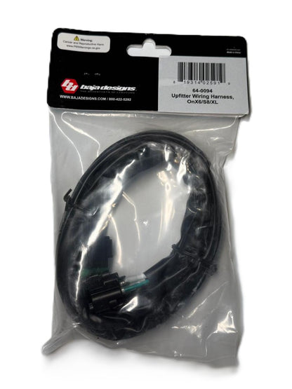 Baja Designs | Upfitter (Flying Lead) Wiring Harness for OnX6/S8/XL Series - Universal (3-Pin)