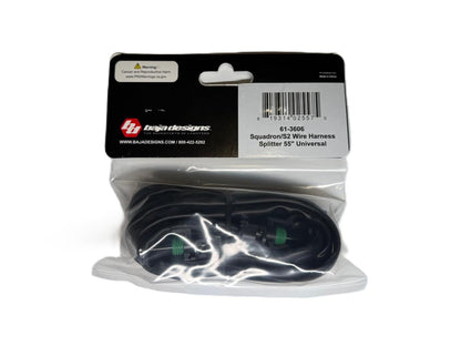 Baja Designs | 55 Inch Splitter Harness for Squadron/S1/S2 Series - Universal (2-pin)