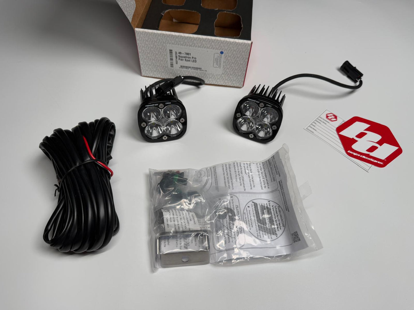 Baja Designs | Squadron Pro Black LED Auxiliary Light Pod Pair - Universal