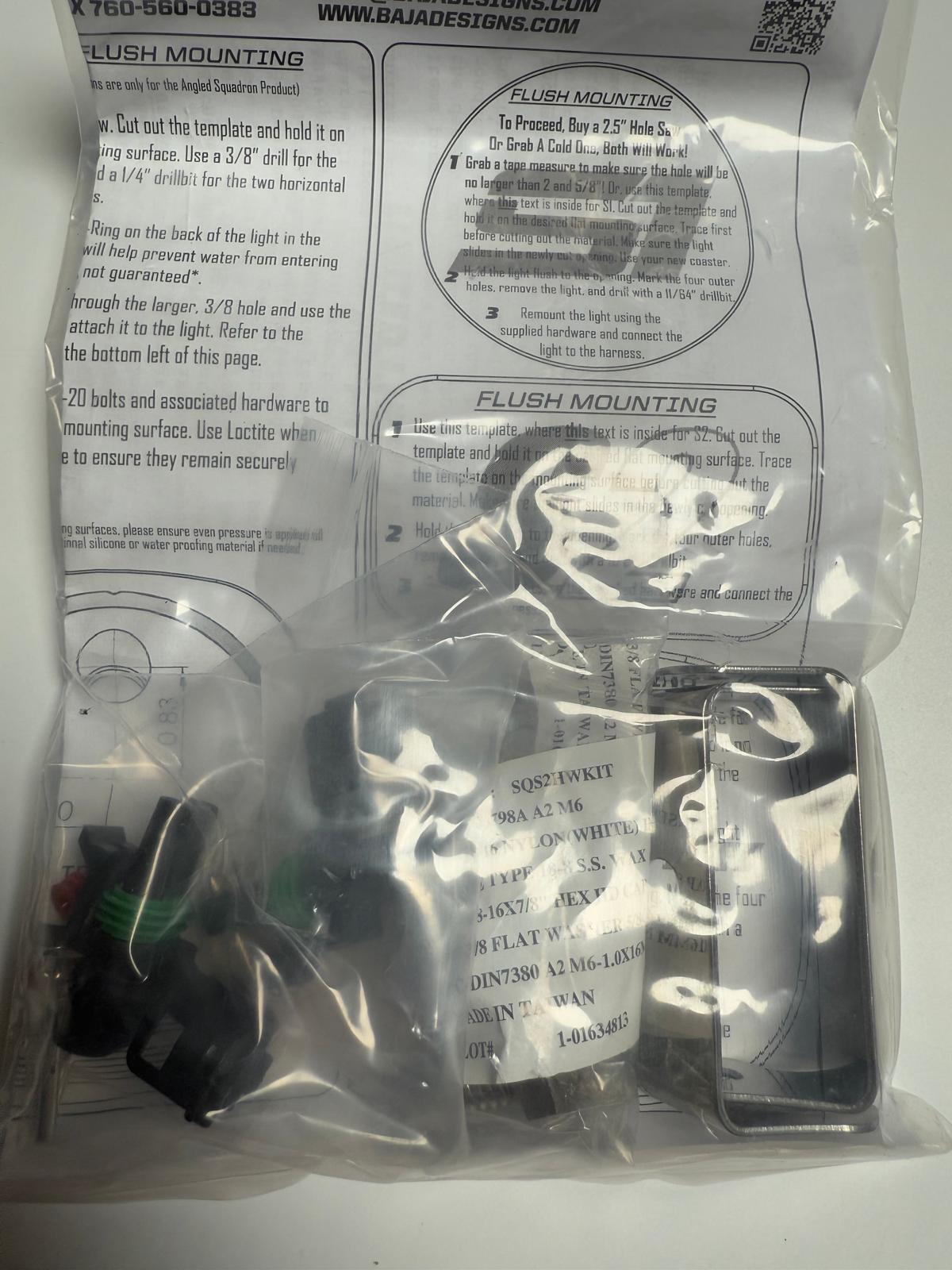 Baja Designs | Squadron Pro Black LED Auxiliary Light Pod Pair - Universal