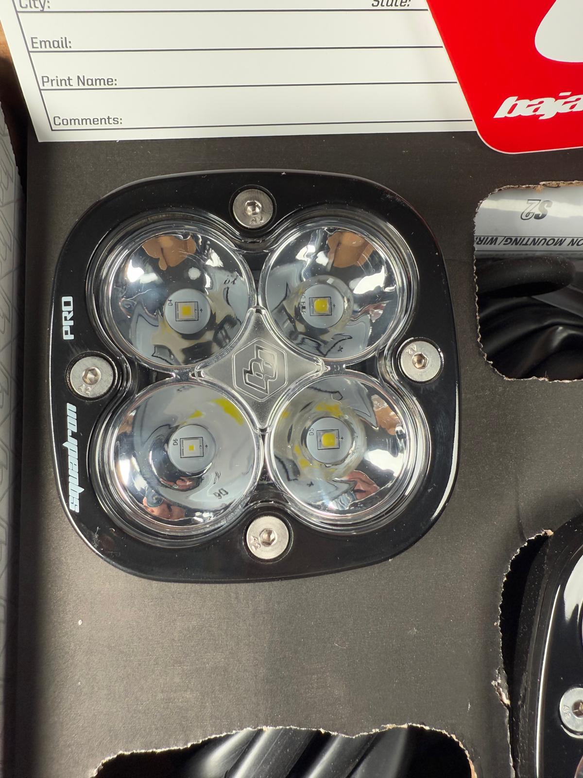 Baja Designs | Squadron Pro Black LED Auxiliary Light Pod Pair - Universal