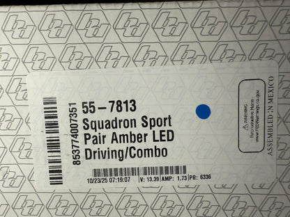 Baja Designs | Squadron Sport Black LED Auxiliary Light Pod Pair - Universal