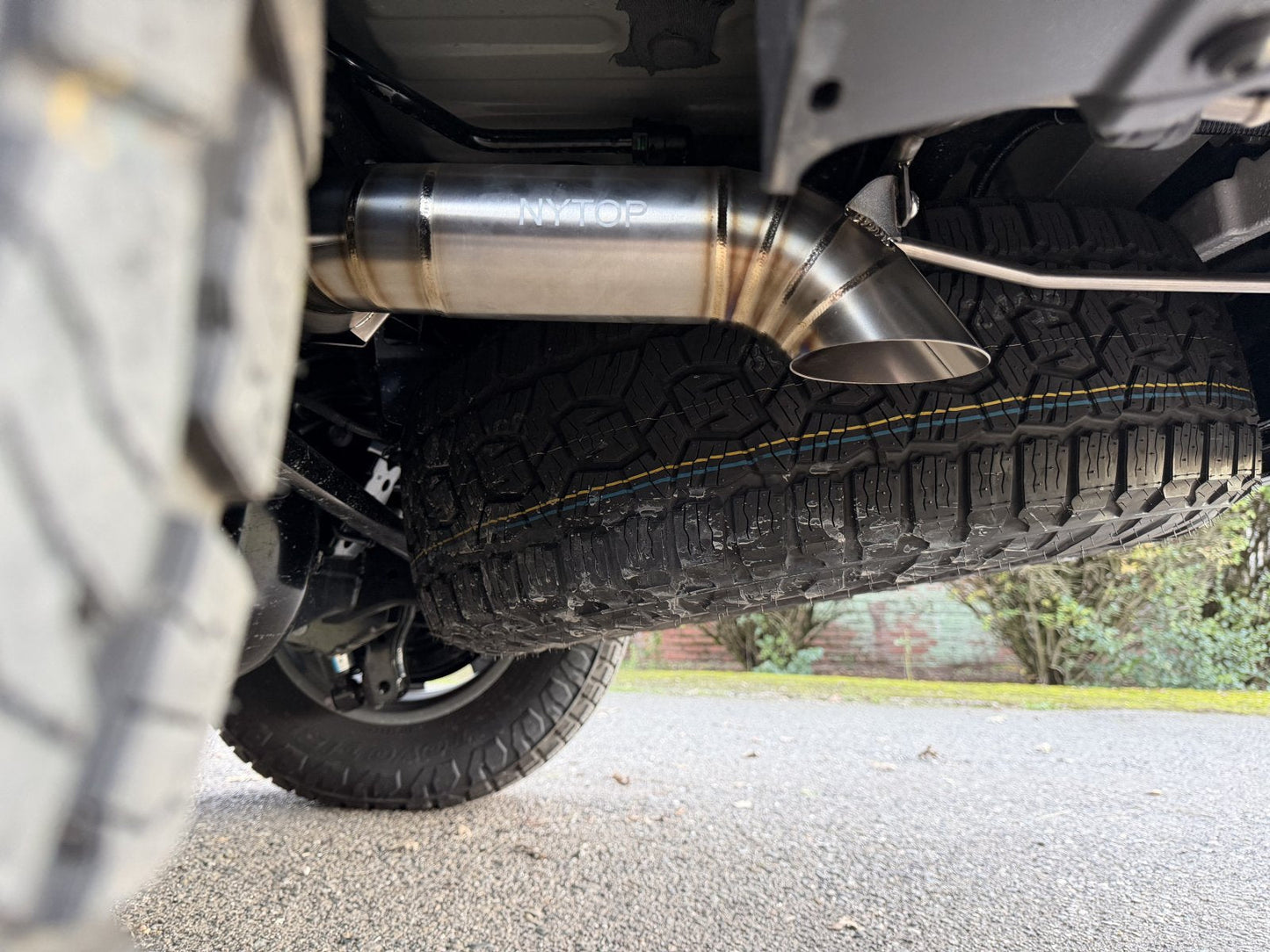 2024-Current Lexus GX550/Toyota Land Cruiser Titanium Axle Dump Exhaust