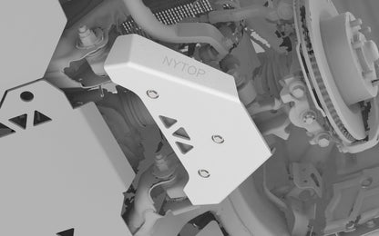 NYTOP | 2024-Current Lexus GX550/Toyota Land Cruiser Lower Control Arm Skid Plate Kit