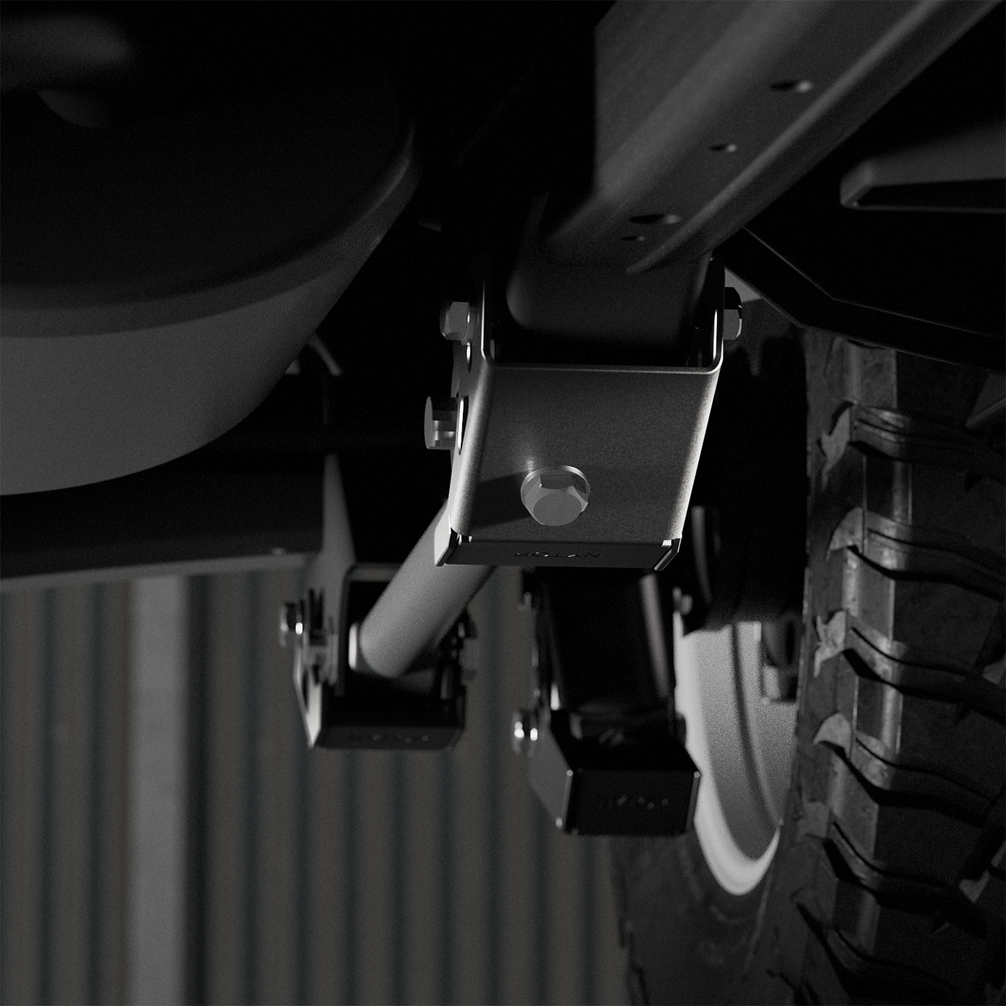 NYTOP | 2024-Current Lexus GX550/Toyota Land Cruiser Lower Trailing Arm Skid Plate Kit