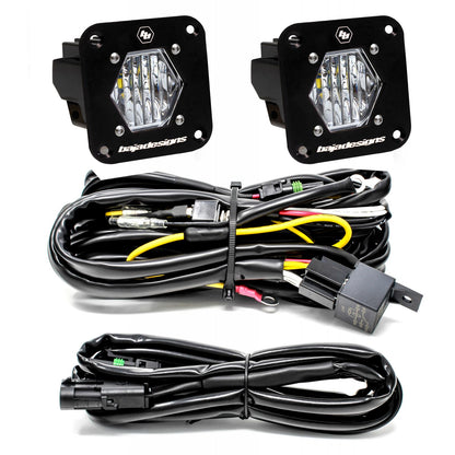 Baja Designs | S1 Pro Black (FLUSH MOUNT) LED Light Pod Reverse Kit - Universal