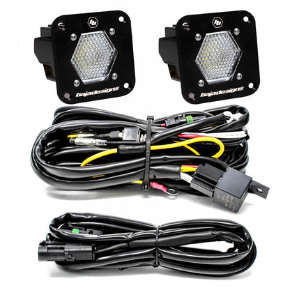 Baja Designs | S1 Pro Black (FLUSH MOUNT) LED Light Pod Reverse Kit - Universal