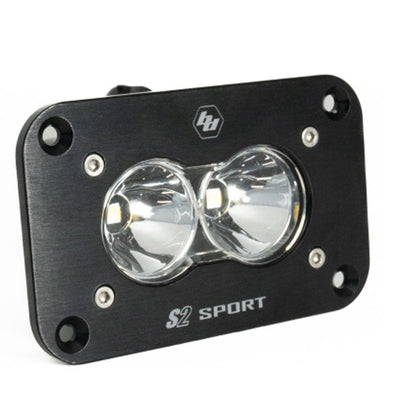Baja Designs | S2 Sport Black (FLUSH MOUNT) LED Auxiliary Light Pod (Single) - Universal