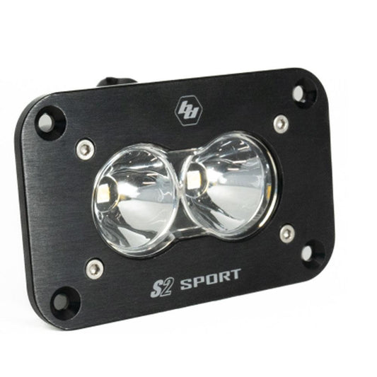 Baja Designs | S2 Sport Black (FLUSH MOUNT) LED Auxiliary Light Pod (Single) - Universal