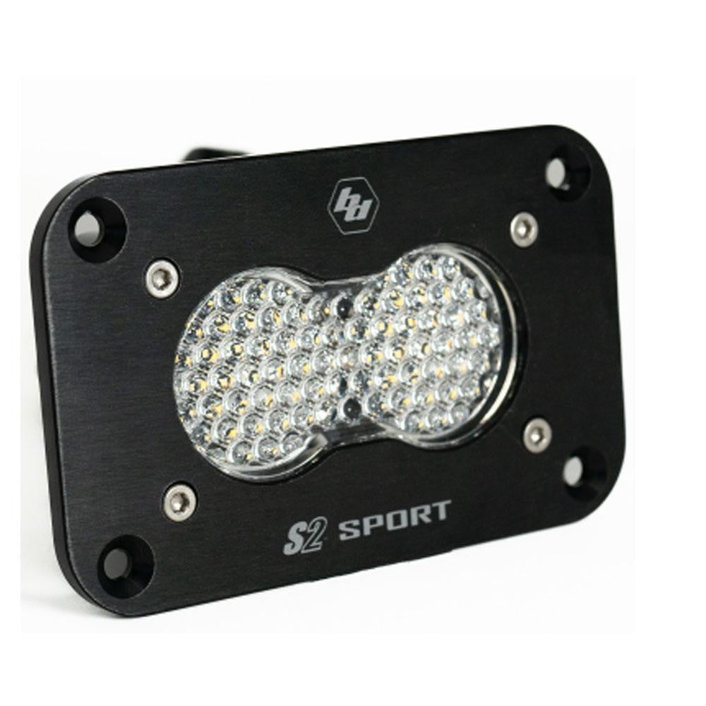 Baja Designs | S2 Sport Black (FLUSH MOUNT) LED Auxiliary Light Pod (Single) - Universal
