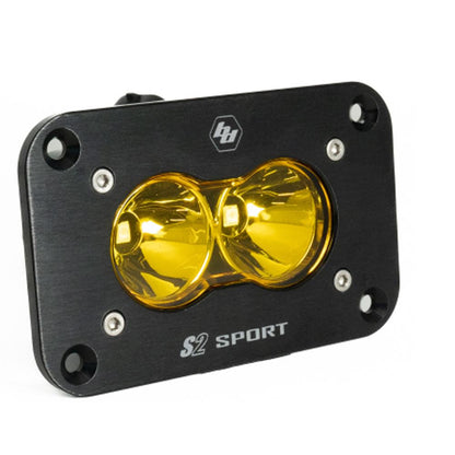 Baja Designs | S2 Sport Black (FLUSH MOUNT) LED Auxiliary Light Pod (Single) - Universal