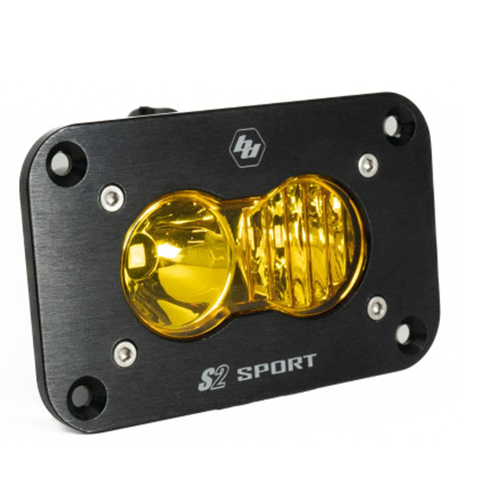 Baja Designs | S2 Sport Black (FLUSH MOUNT) LED Auxiliary Light Pod (Single) - Universal