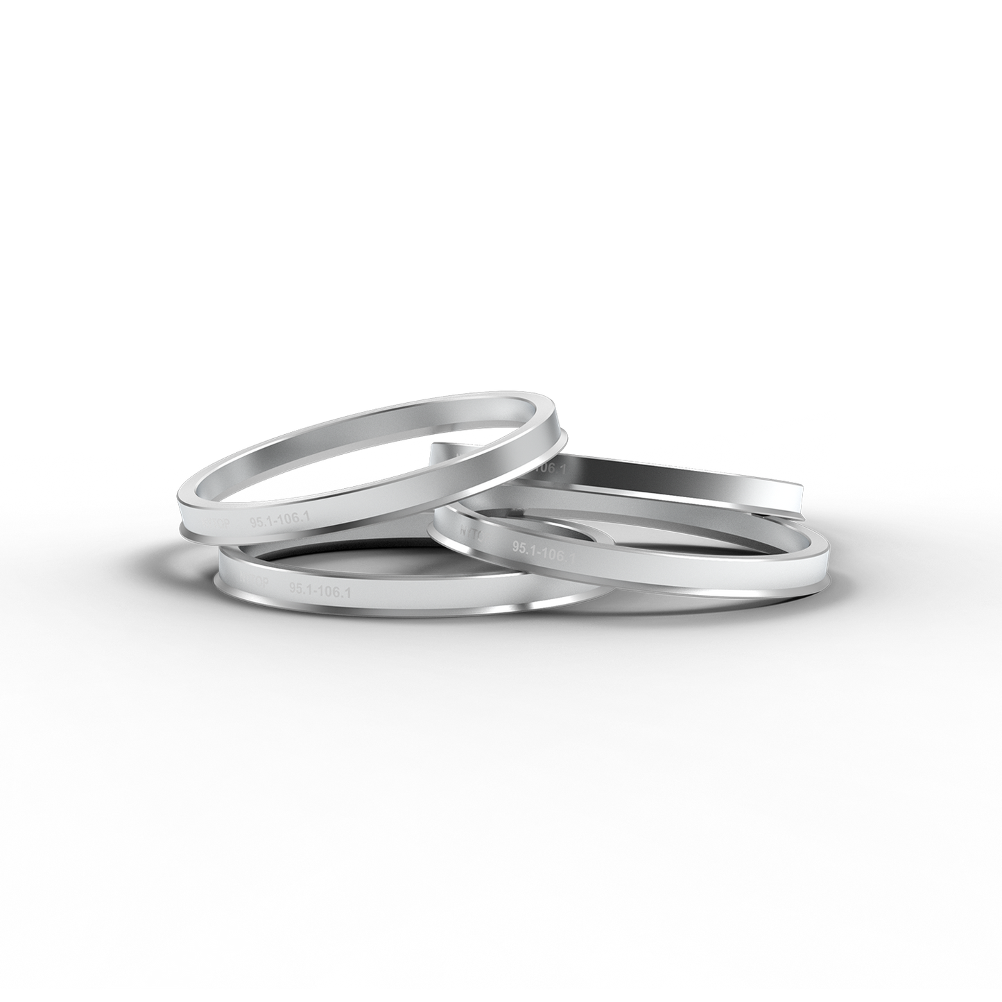NYTOP | 106.1 mm to 95.1 mm Hub Centric Adapter Ring Kit