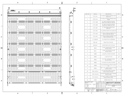 Westcott | 3/4 Roof Rack | GX550| Land Cruiser | 2024-Current