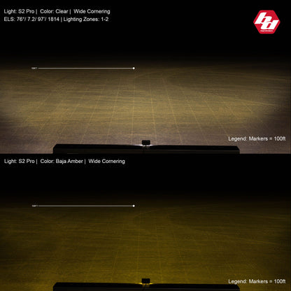 Baja Designs | S2 Pro Black LED Auxiliary Light Pod (Single) - Universal